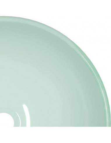 Lavandino in Vetro Temperato 42x14 cm Bianco