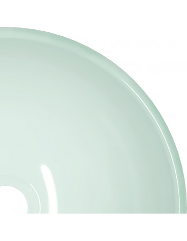 Lavandino in Vetro Temperato 35x12 cm Bianco