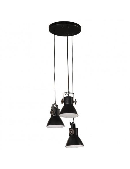 Lampada Pensile 25 W Nera 30x30x100 cm E27