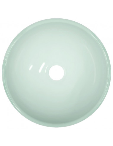 Lavandino in Vetro Temperato 30x12 cm Bianco