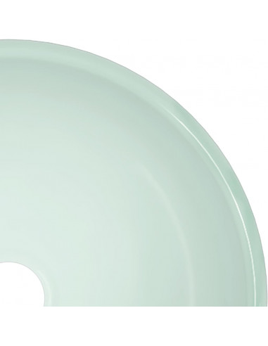 Lavandino in Vetro Temperato 30x12 cm Bianco