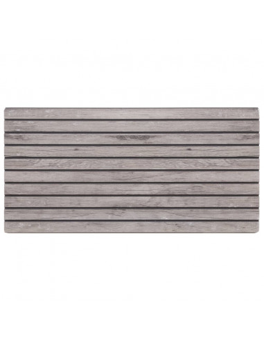 Pannelli Murali 3D 5 pz Grigio 100x50 cm EPS