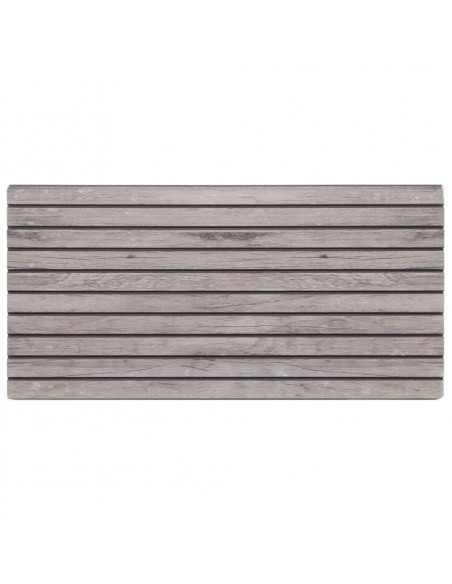 Pannelli Murali 3D 5 pz Grigio 100x50 cm EPS