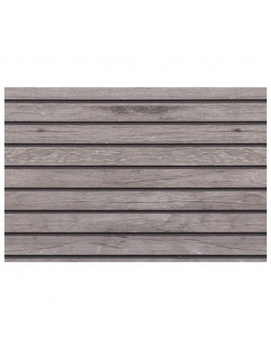 Pannelli Murali 3D 5 pz Grigio 100x50 cm EPS