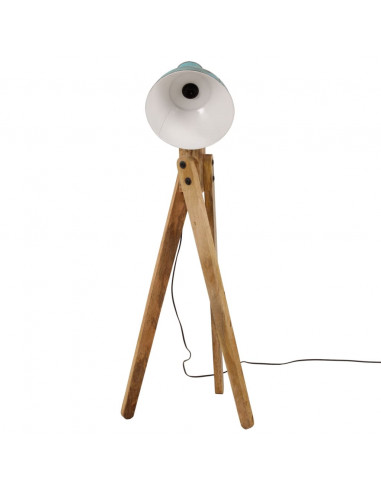 Lampada da Terra 25 W Blu Anticato 45x45x120 cm E27