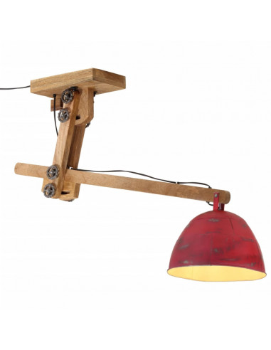 Lampada da Soffitto 25 W Rosso Anticato 105x30x65-108 cm E27