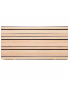 Pannelli Murali 3D 5 pz Marrone 100x50 cm EPS 2