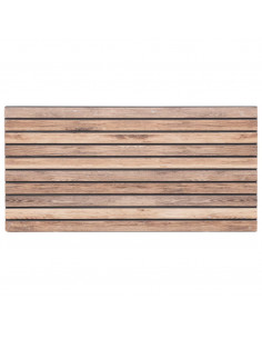 Pannelli Murali 3D 5 pz Marrone 100x50 cm EPS 2