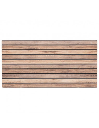 Pannelli Murali 3D 5 pz Marrone 100x50 cm EPS