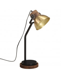 Lampada a Scrivania 25 W Ottone Anticato 18x18x60 cm E27 2