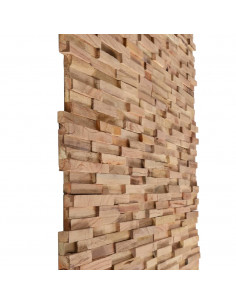 Pannelli per Pareti 10 pz 1,08 m² in Legno Massello di Teak 2