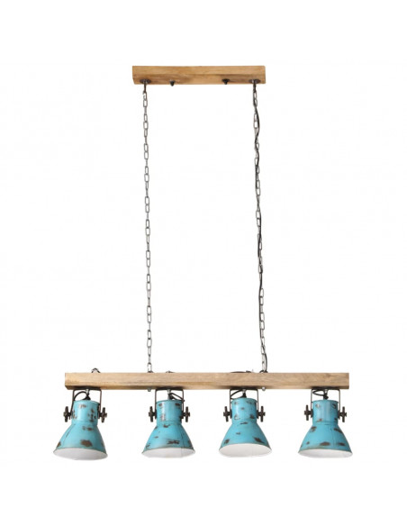 Lampada da Soffitto 25 W Blu Anticato 90x24x111 cm E27