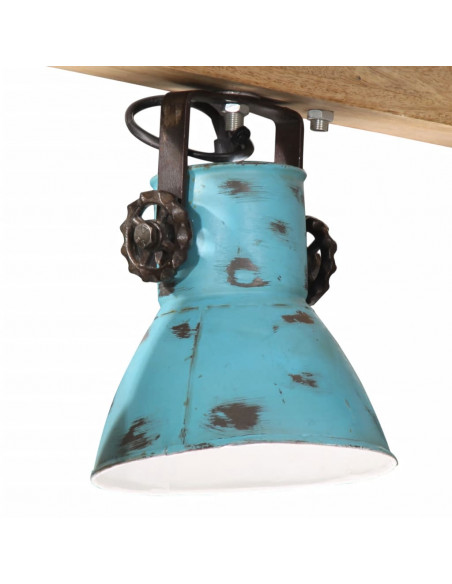 Lampada da Soffitto 25 W Blu Anticato 90x24x111 cm E27