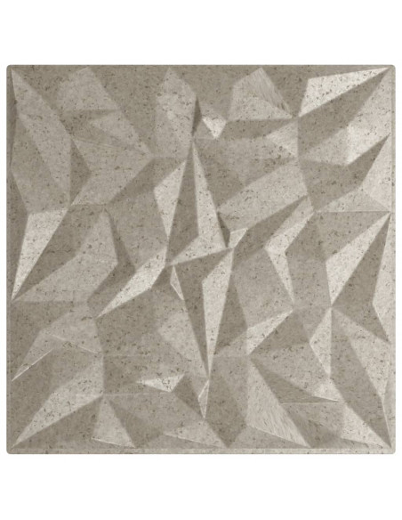 Pannelli Murali 12 pz Beton 50x50 cm XPS 3 m² Ametista