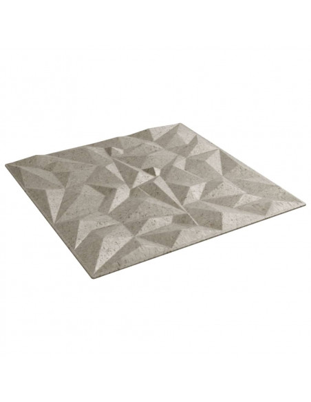 Pannelli Murali 12 pz Beton 50x50 cm XPS 3 m² Ametista
