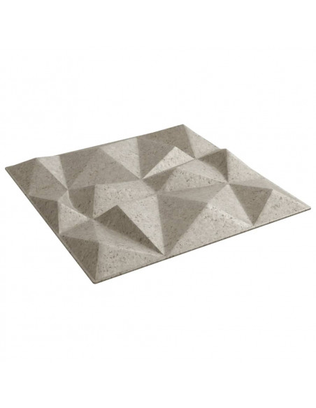 Pannelli Murali 12 pz Beton 50x50 cm XPS 3 m² Diamante