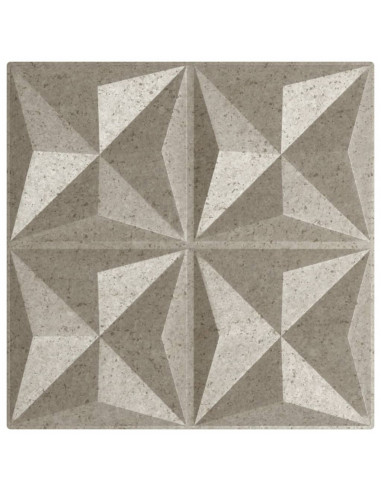 Pannelli Murali 12 pz Beton 50x50 cm XPS 3 m² Origami