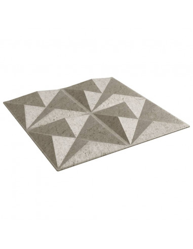 Pannelli Murali 12 pz Beton 50x50 cm XPS 3 m² Origami