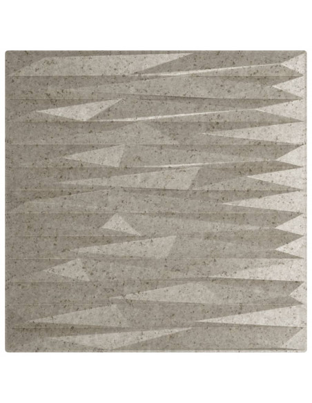 Pannelli Murali 12 pz Beton 50x50 cm XPS 3 m² Pietra