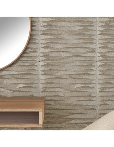 Pannelli Murali 12 pz Beton 50x50 cm XPS 3 m² Pietra