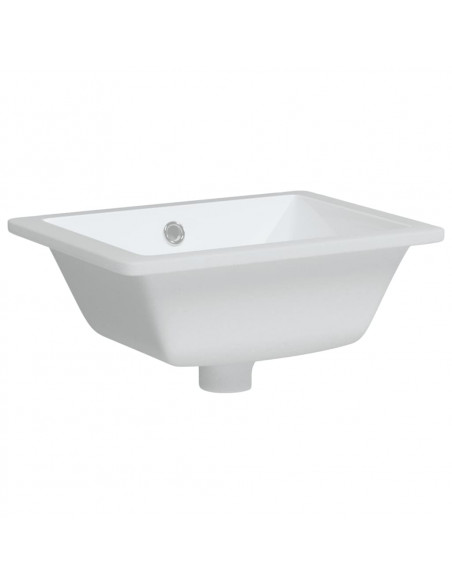 Lavandino da Bagno Bianco 39x30x18,5 cm Rettangolare Ceramica