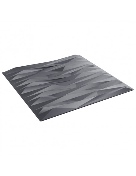 Pannelli Murali 12 pz Grigi 50x50 cm XPS 3 m² Pietra