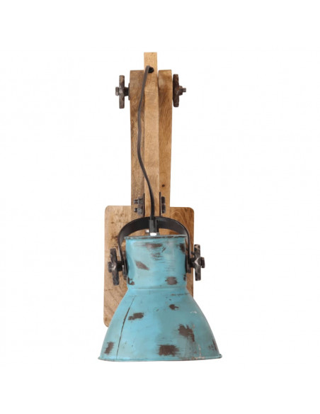 Lampada a Parete 25 W Blu Anticato 96x15x20 cm E27