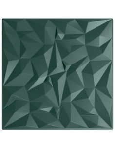 Pannelli Murali 12 pz Verdi 50x50 cm XPS 3 m² Ametista 2