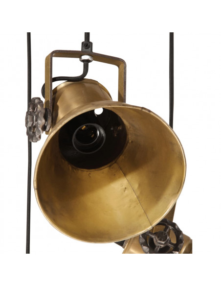 Lampada Pensile 25 W Ottone Anticato 30x30x100 cm E27