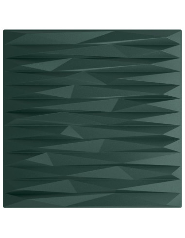 Pannelli Murali 12 pz Verdi 50x50 cm XPS 3 m² Pietra