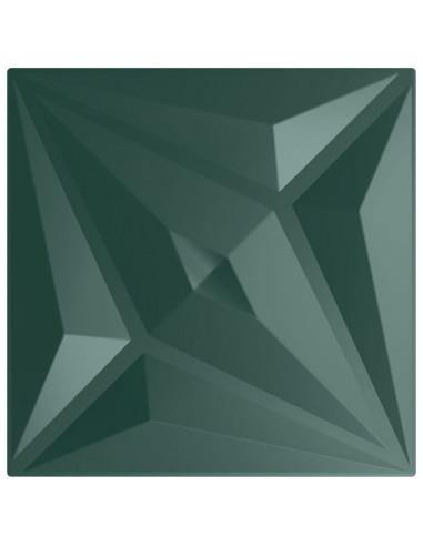 Pannelli Murali 12 pz Verdi 50x50 cm XPS 3 m² Stella