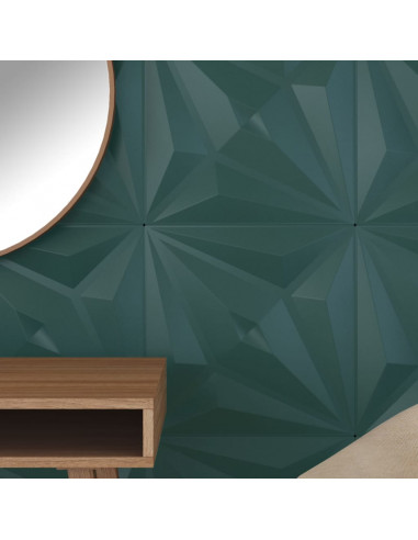 Pannelli Murali 12 pz Verdi 50x50 cm XPS 3 m² Stella