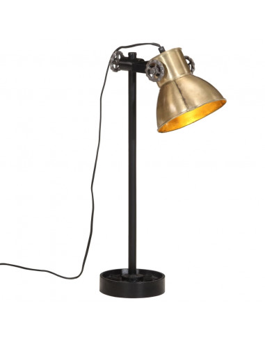Lampada a Scrivania 25 W Ottone Anticato 15x15x55 cm E27