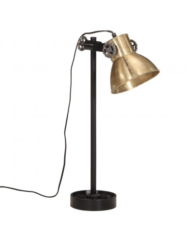 Lampada a Scrivania 25 W Ottone Anticato 15x15x55 cm E27