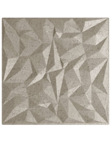 Pannelli Murali 24 pz Beton 50x50 cm XPS 6 m² Ametista