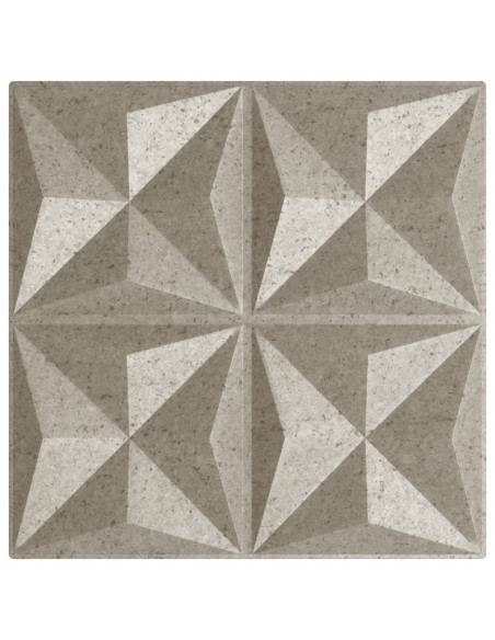 Pannelli Murali 24 pz Beton 50x50 cm XPS 6 m² Origami