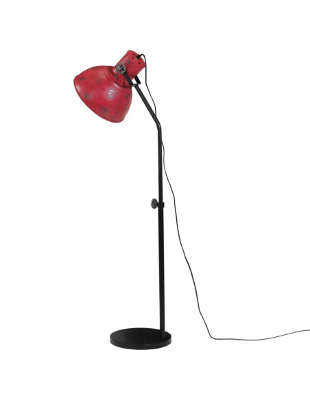 Lampada da Terra 25 W Rosso Anticato 30x30x90-150 cm E27