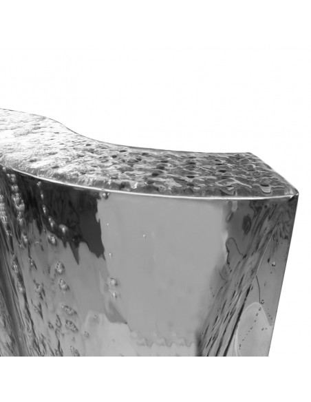 Fontana da Giardino Argento 60,2x37x122,1 cm in Acciaio Inox
