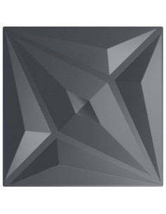 Pannelli Murali 24 pz Grigi 50x50 cm XPS 6 m² Stella 2