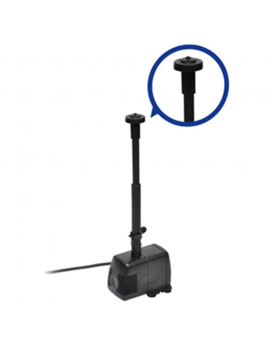 Pompa elettrica per fontane, 3 attacchi, 1000 lt./h