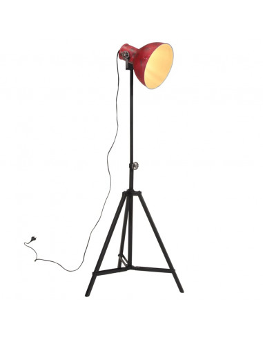 Lampada da Terra 25 W Rosso Anticato 61x61x90/150 cm E27