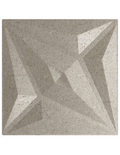 Pannelli Murali 48 pz Beton 50x50 cm XPS 12 m² Stella 2