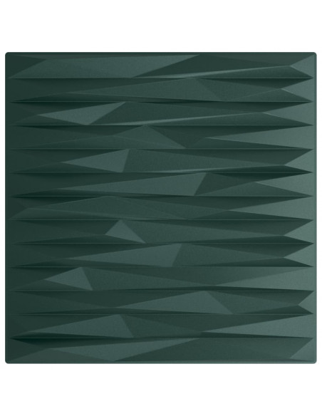 Pannelli Murali 48 pz Verdi 50x50 cm XPS 12 m² Pietra