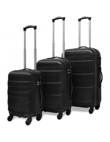 Set Trolley Rigidi 3 pz Nero