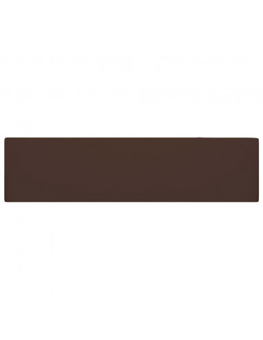 Lavandino con Troppopieno in Ceramica Marrone Scuro