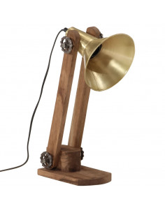 Lampada a Scrivania 25 W Ottone Anticato 23x13x52 cm E27 2