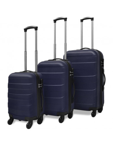 Set Trolley Rigidi 3 pz Blu 45,5/55/66 cm