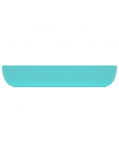 Lavabo Lusso Rettangolare Verde Chiaro Opaco 71x38 cm Ceramica