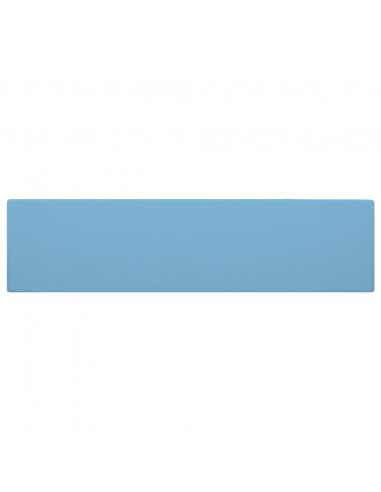 Lavandino con Troppopieno in Ceramica Azzurro