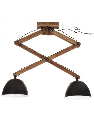 Lampada da Soffitto 25 W Nera 29x18x85 cm E27